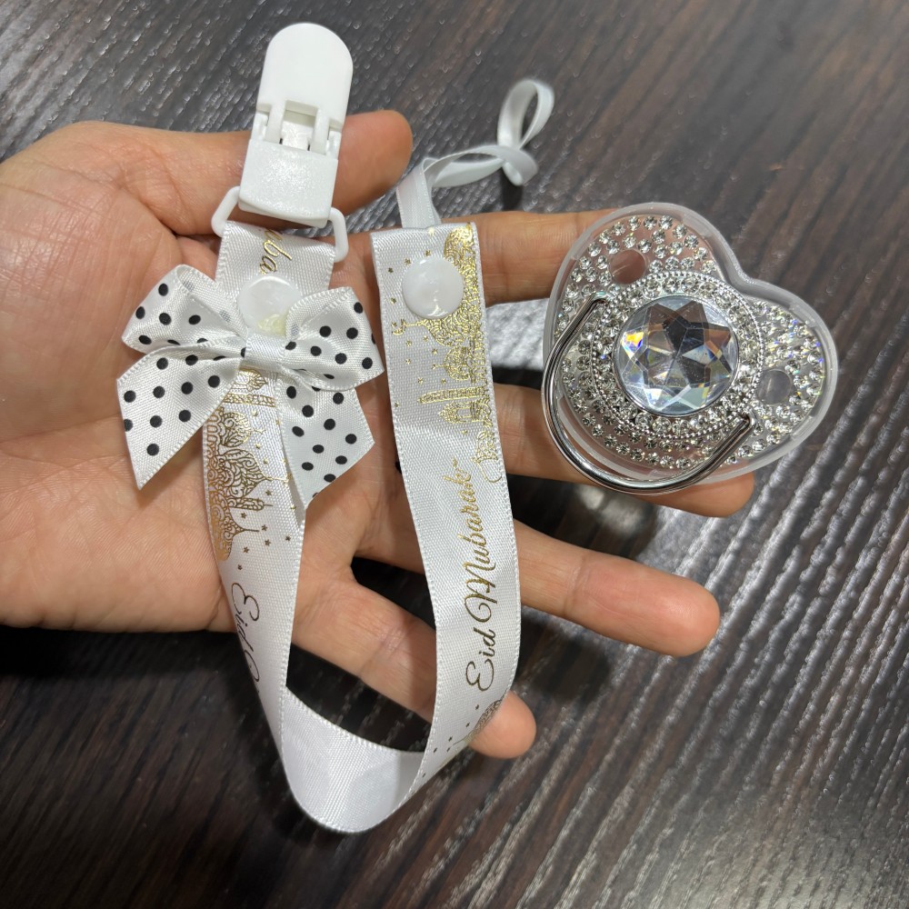 Baby Products In - 輝く金色のベビーコンフォートおしゃぶり＆おしゃぶりホルダー新生児ベビーケア用品 - ユニークな輝くデザインで心地よい贈り物