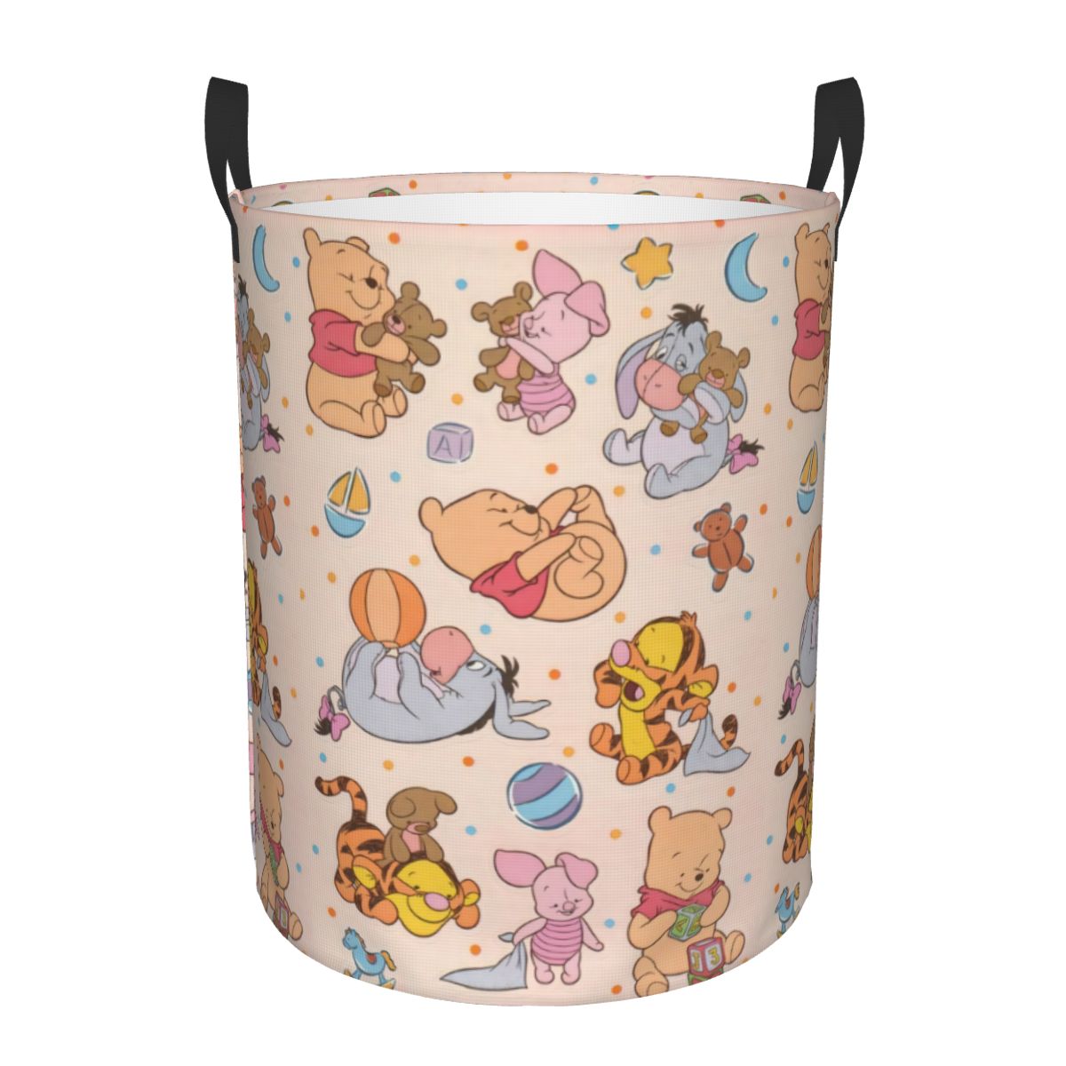 Baby Products Hamper - カスタムくまのプーさんテディベアランドリーバスケット折りたたみ式大型衣類収納ビンベビーバスケット