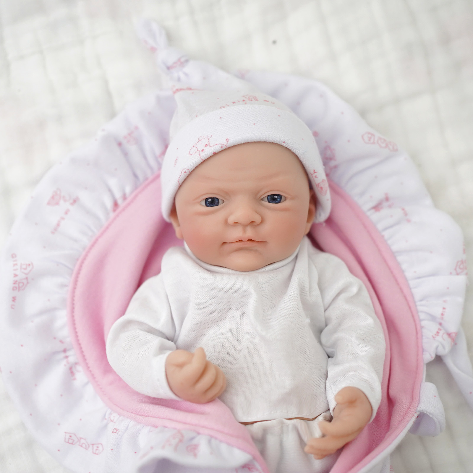 Baby Products Trending - 12インチ マイクロ未熟児全身シリコンベビードール 女の子「ルナ」&男の子「トビー」 リアルなリボーンドール サプライズ 子供用