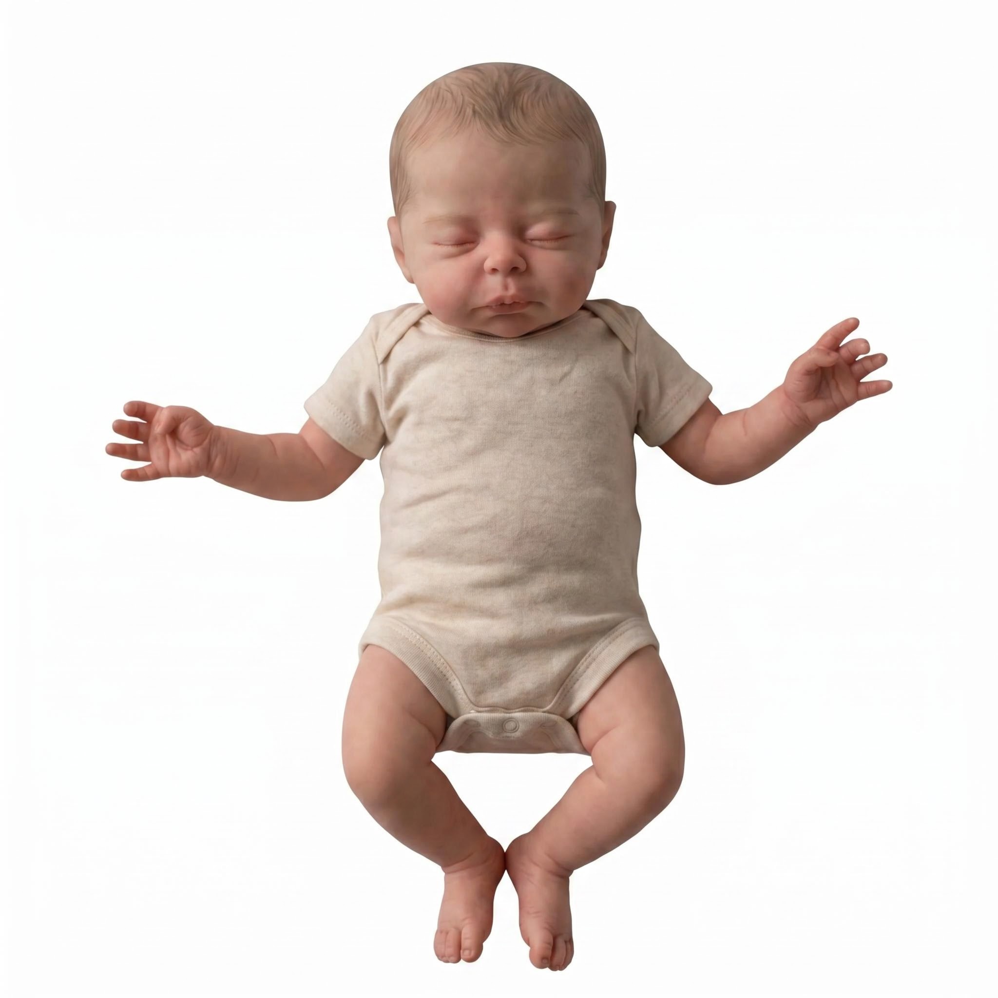 Baby Products Trending - NPK 19インチ クリストファー リボーンドール リアルな3Dスキン ソフトボディ