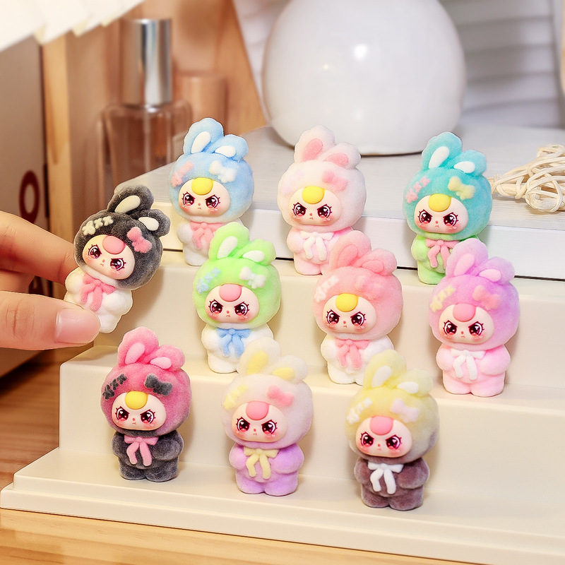 かわいいベイビースリー フロッキング グラデーションカラー  - Baby Products Wholesale のレビューと価格