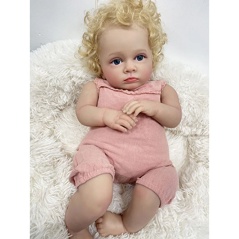 55CMのリボーンドール、幼児の赤ちゃん人形トゥッティ、ゴー - Baby Products For Curly Hair のレビューと価格