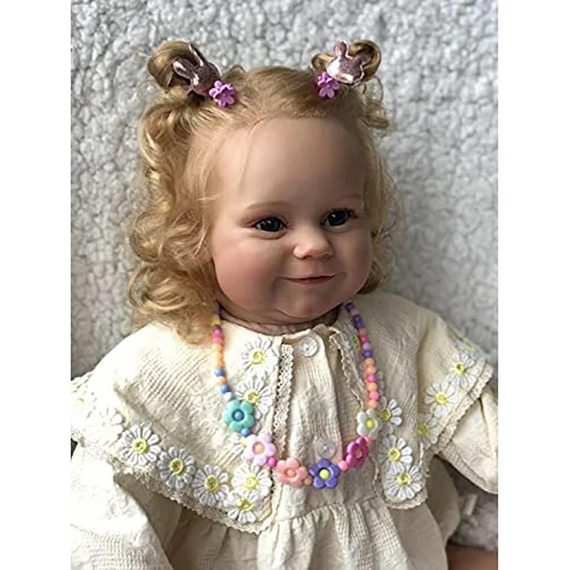 巨大なベビーマディはすでに根付いたブロンドの髪の塗装人形を完 - Baby Products Trending のレビューと価格
