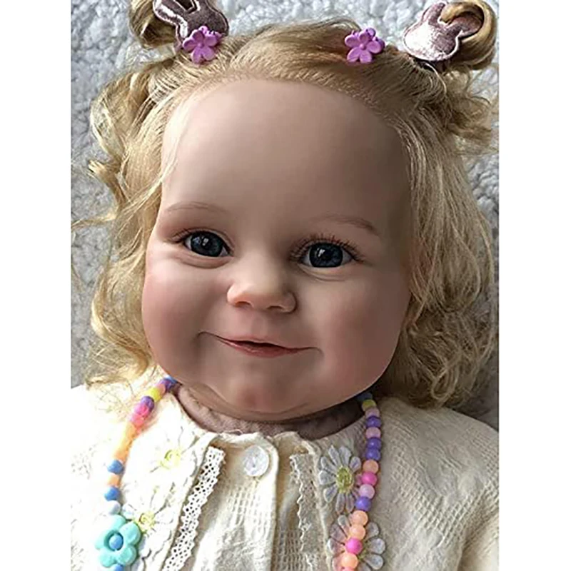 巨大なベビーマディはすでに根付いたブロンドの髪の塗装人形を完 - Baby Products Trending のレビューと価格