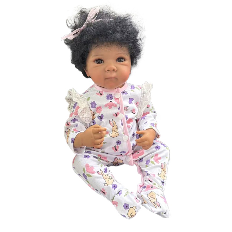 19インチ複数スタイル選択可能ダークスキンフルビニールボディ - Baby Products For Curly Hair のレビューと価格