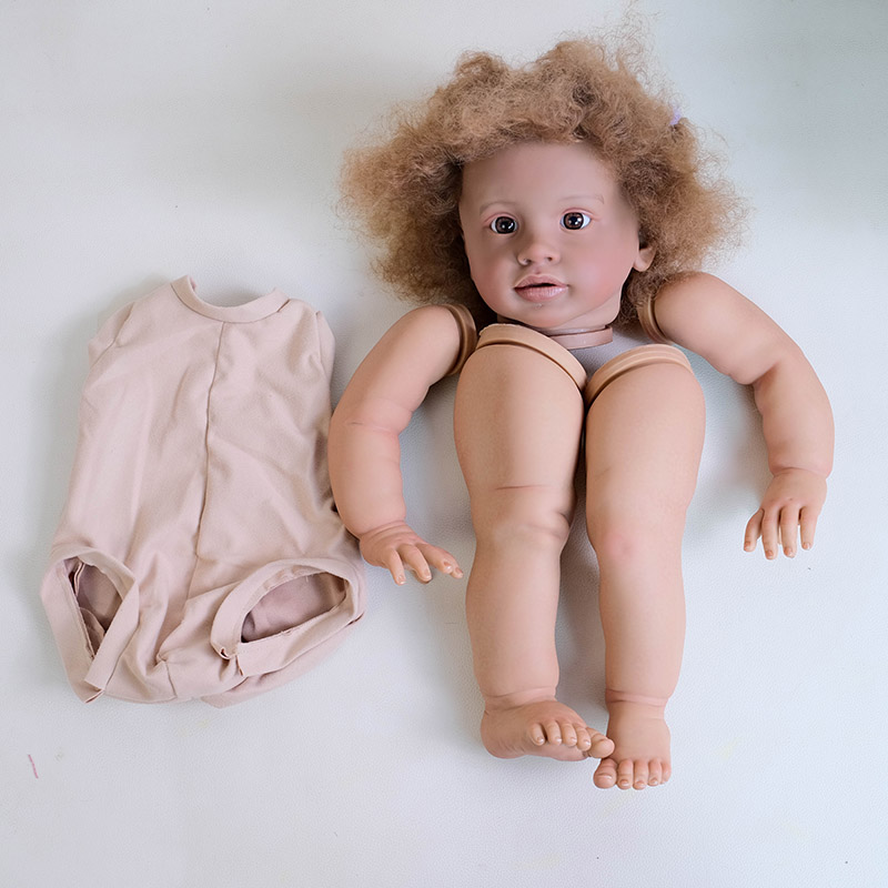 26 インチ ダークスキン リボーン ピッパ人形キット 複数 - Baby Products For Curly Hair のレビューと価格